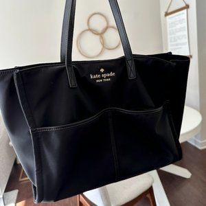 Kate Spade Black Tote (perfect for laptop)